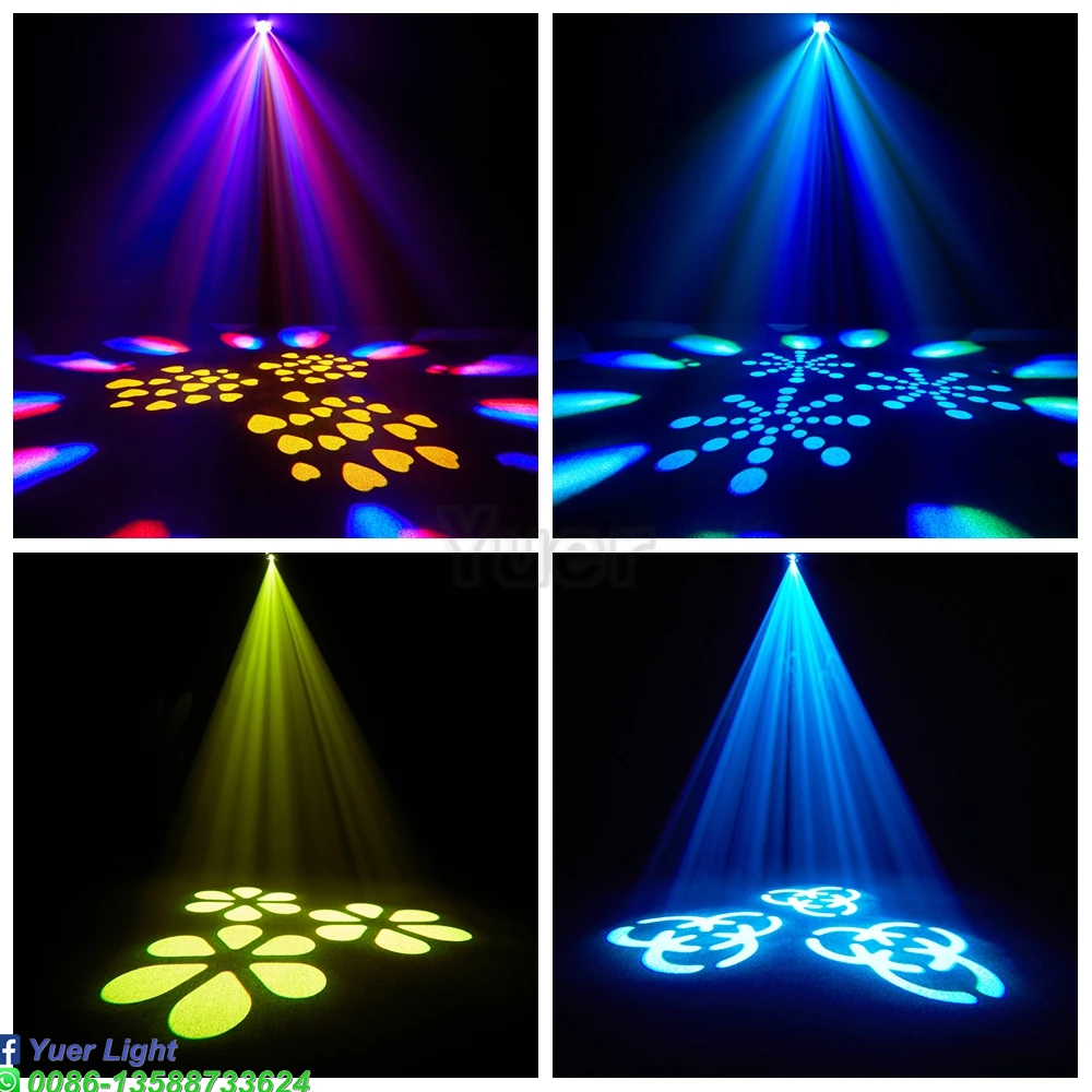 Mini lumière principale mobile de faisceau d'oeil d'équation de LED, gobo de tache de RGBW, contrôleur DMXorgContrmatérielle, lumière super lumineuse de scène de boîte de nuit de Dj Chang, 150W