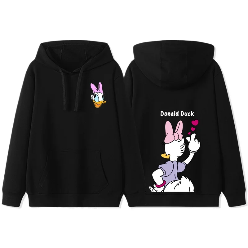 Anime Cartoon Mickey Mouse Disney Donald Duck Daisy Duck Couple Hooded Hoodie kids men women Coat hoodie sweatshirt Pullover top