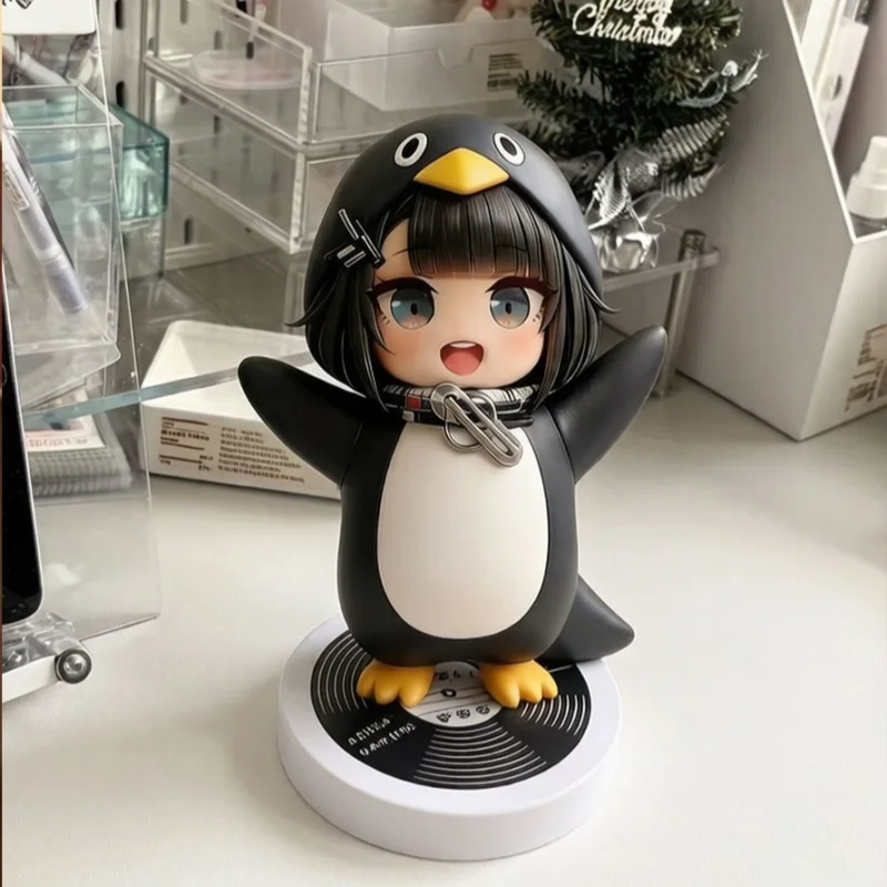 

Arknights Endfield Penguin Administrator Chibi Figure 20cm 3D Printed PVC Collectible Model Desktop Decor Anime Fans Gift