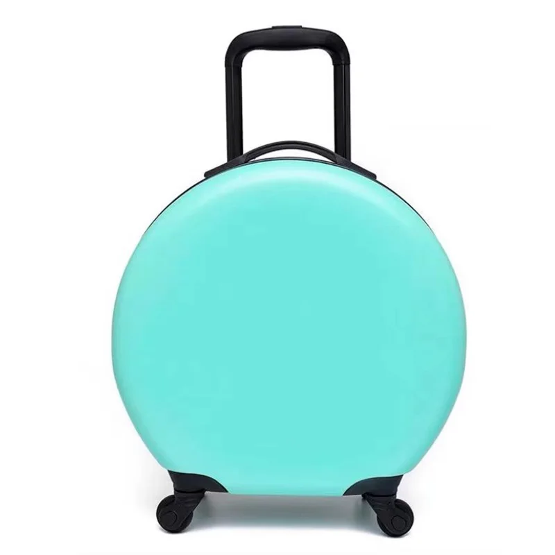 18 inch Waterproof Student Trolley Case with Combination Lock Children's Suitcase Featuring Universal Wheel Boarding Travel Lugg