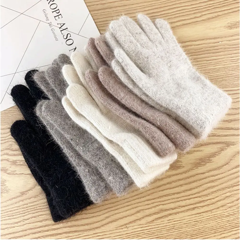 

Cycling Driving Outdoor Cashmere Full Finger Gloves Mittens Warm Thick Winter Gloves