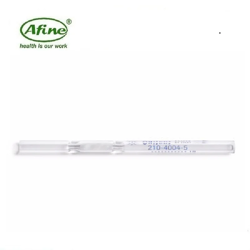 AFINE Agilent Split Focus Inlet Liners, jatuh tekanan rendah, diaktivasi kaca wol, 5/pk: 210-4022-5 (meruncing) dan 210-4004-5