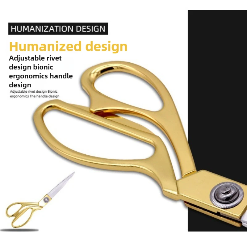 مقص متعدد الأغراض، 26.5/24/20 سم، مقص شفرة حاد للغاية، مقص حاد قوي وقبضة مريحة لنسيج الخياطة المنزلية #4