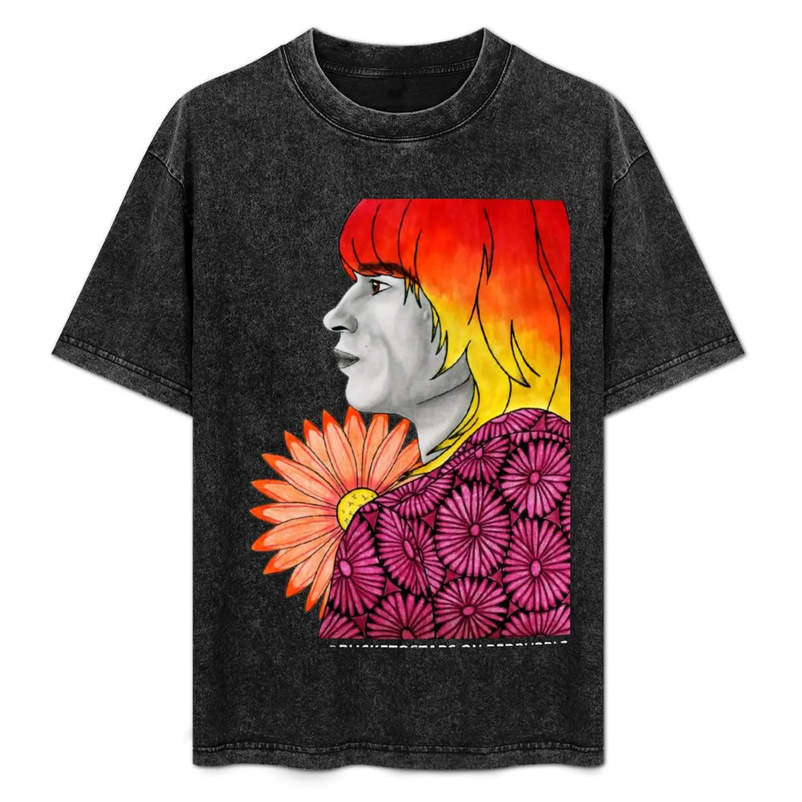 Steve Howe 1970 T-Shirt Trendy Print Short Sleeve T-Shirt