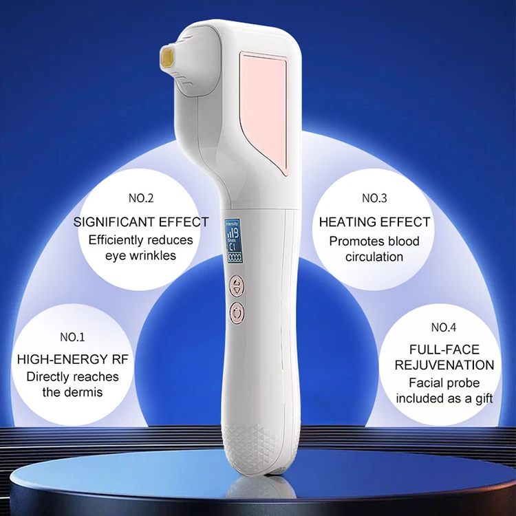 전문 얼굴 및 눈용 열 미용 기기 휴대용 미용 장비 주름 제거 눈 마사지기