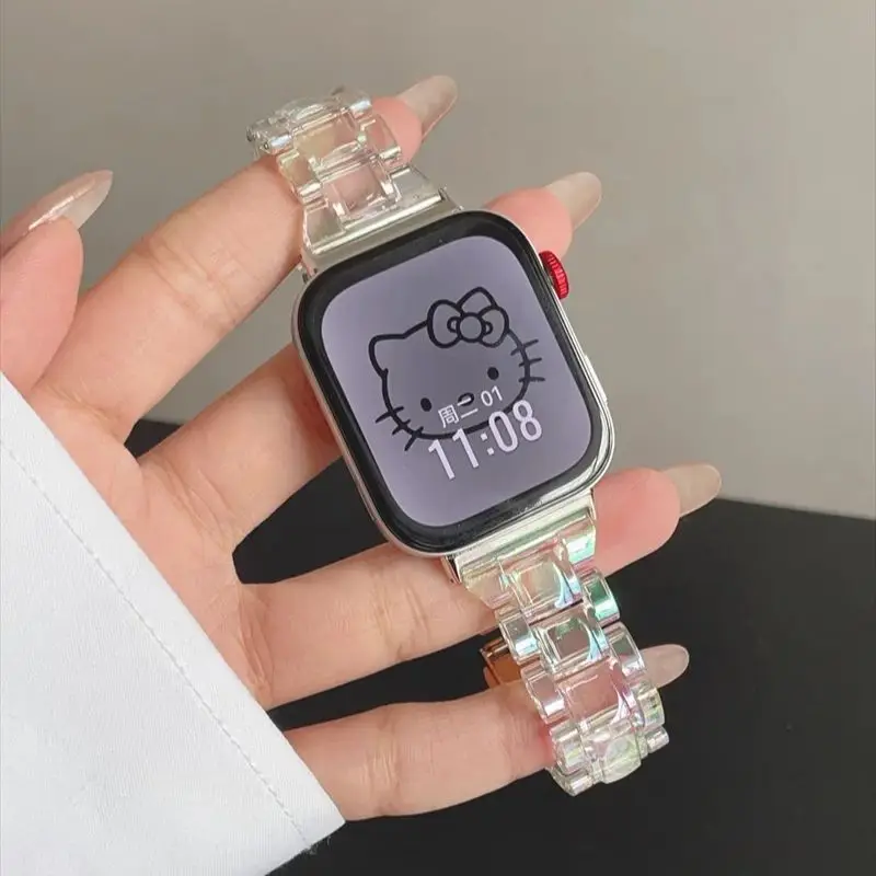 لساعة Huawei Watch fit 4 band حزام راتينج شفاف ملون Huawei Fit3 سوار مناسب 2 أشرطة شفافة Smartwatch معصمه Correa