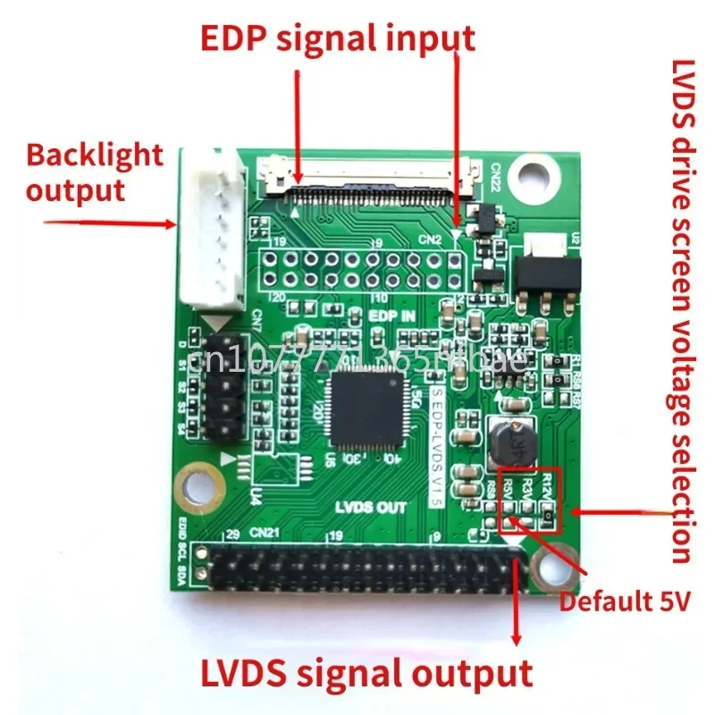 Support Multiple Resolutions,EDP to LVDS Driver Board Edp to Lvds Adapter Board, LVDS, Driver Board,