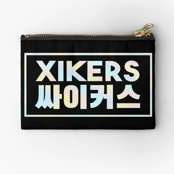 Xikers Kpop  Zipper Pouches Coin Bag Socks Storage Pure Underwear Wallet Women Small Pocket Cosmetic Packaging Panties Money Key