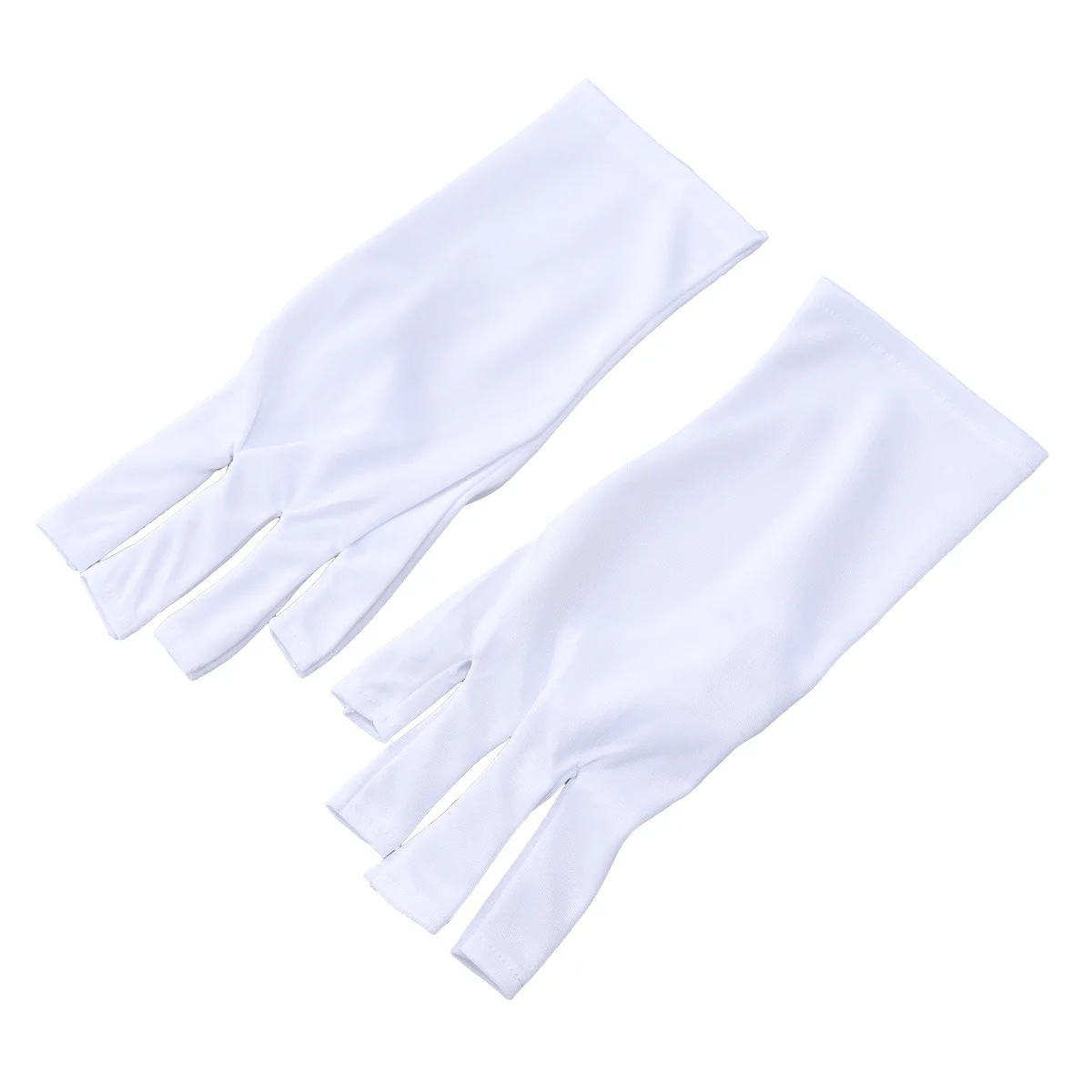 1 paire de gants de manucure Anti Uv, doux et respirants, pour le traitement des ongles en Gel, Protection des activités de plein air, cousus individuellement