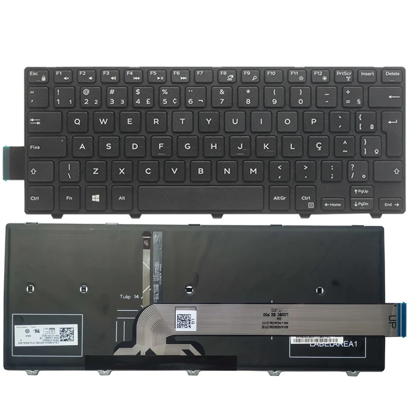 New Spanish/US/Latin/Brazil Keyboard For Dell Inspiron 14 3000 3452 3458 3459 3442 3467 5447 5448 5441 5455 5458 5457 5459 7447