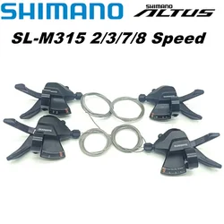 SHIMANO Altus SL-M315 2s / 3s / 7s / 8s / 2x7s / 2x8s / 3x7s /3x8s Shifter Trigger Set Rapidfire Plus w/Shifter Cable Original