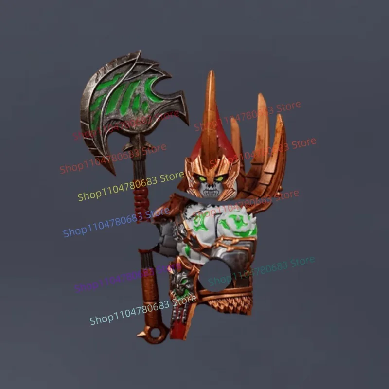 MOC Bouwstenen Battle Guardians Mini Figuur Assemblage Model Display Beeldje Anime Cartoon Accessoires Decoratief Speelgoed Cadeau