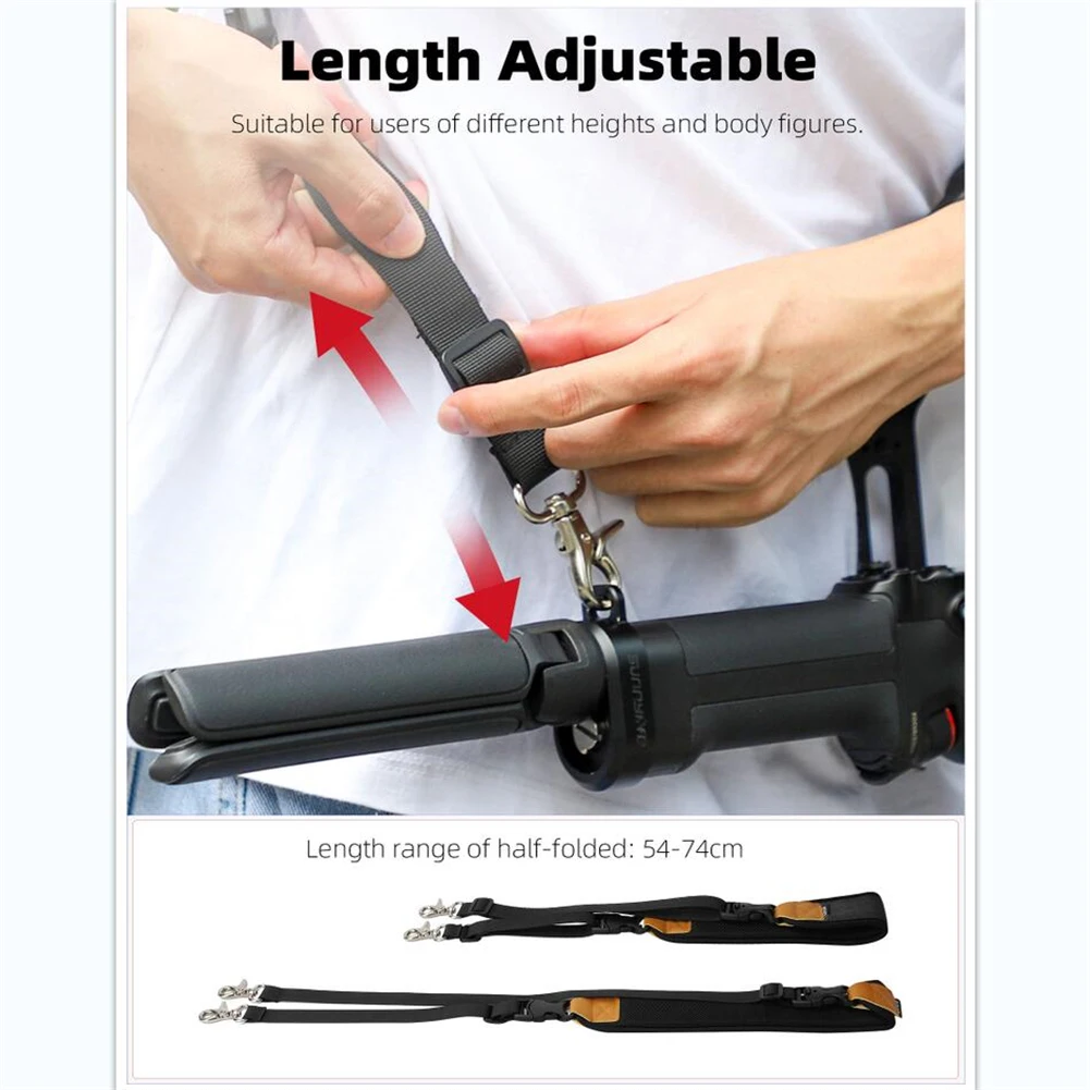 Gimbal Shoulder Strap With Handle Base Adjustable Pressure Relief Soft Padding Shoulder Strap Stabilizer Accessories