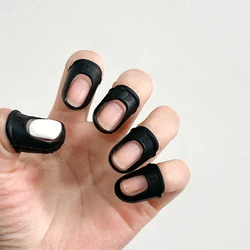 1 pz Suntan Black Finger Cover Anti Uv Led lampada guanti di protezione dalle radiazioni strumento per Nail Art