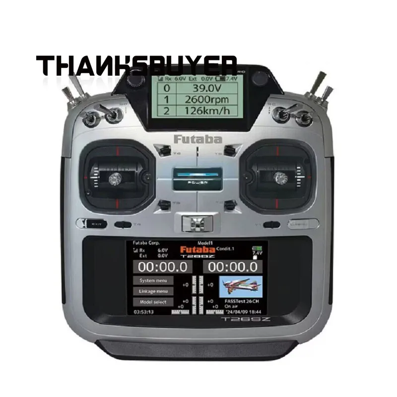 T26SZ Right Left Hand Throttle 2.4G 26CH RC Transmitter Set with Color Touch Screen