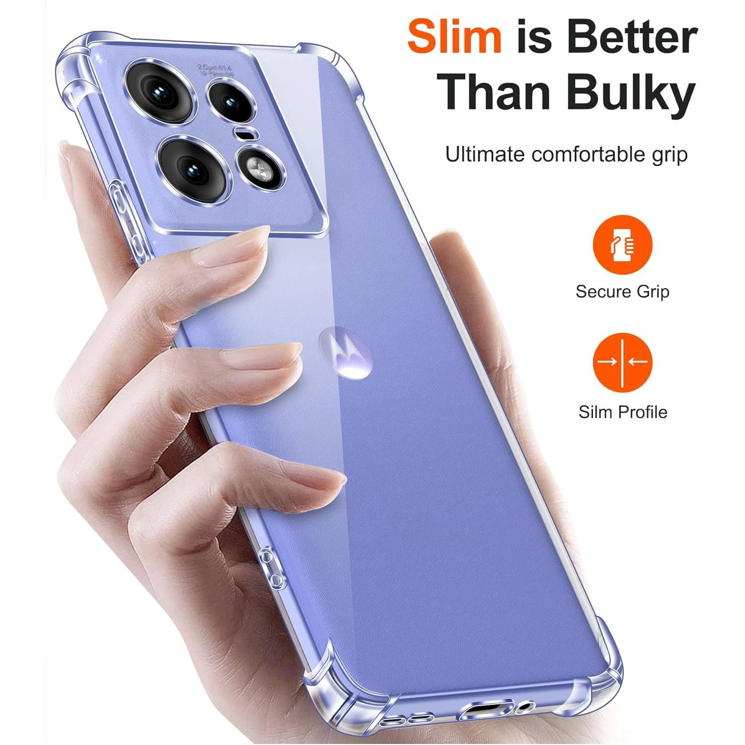 Shockproof Airbag TPU Case for Motorola Edge 50 Neo Moto Edge 50 Pro Fusion Ultra Protective Cover Capa Fundas Coque