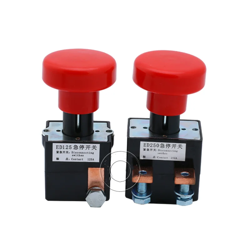 

ZJK125 ( ED125 ) ZJK250 ( ED250 ) Emergency disconnecting switch push button switch 125A 250A for car automobile vehicle