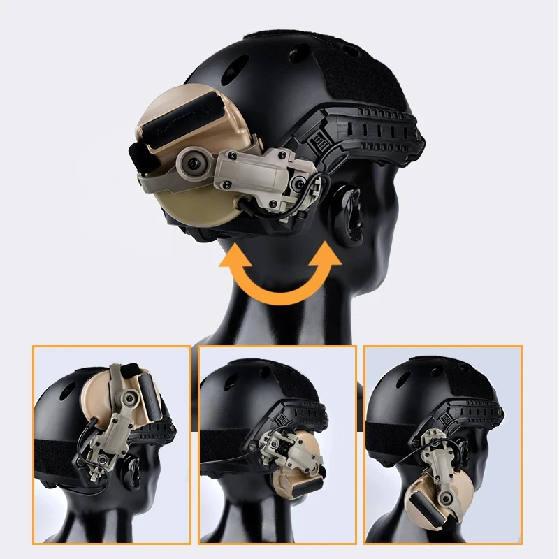 Wadsn Tactical C2 MSA Noise Reduction Headset Softair Outdoor Shooting Hearing Protection Earphone Airsoft Civilian Headphone