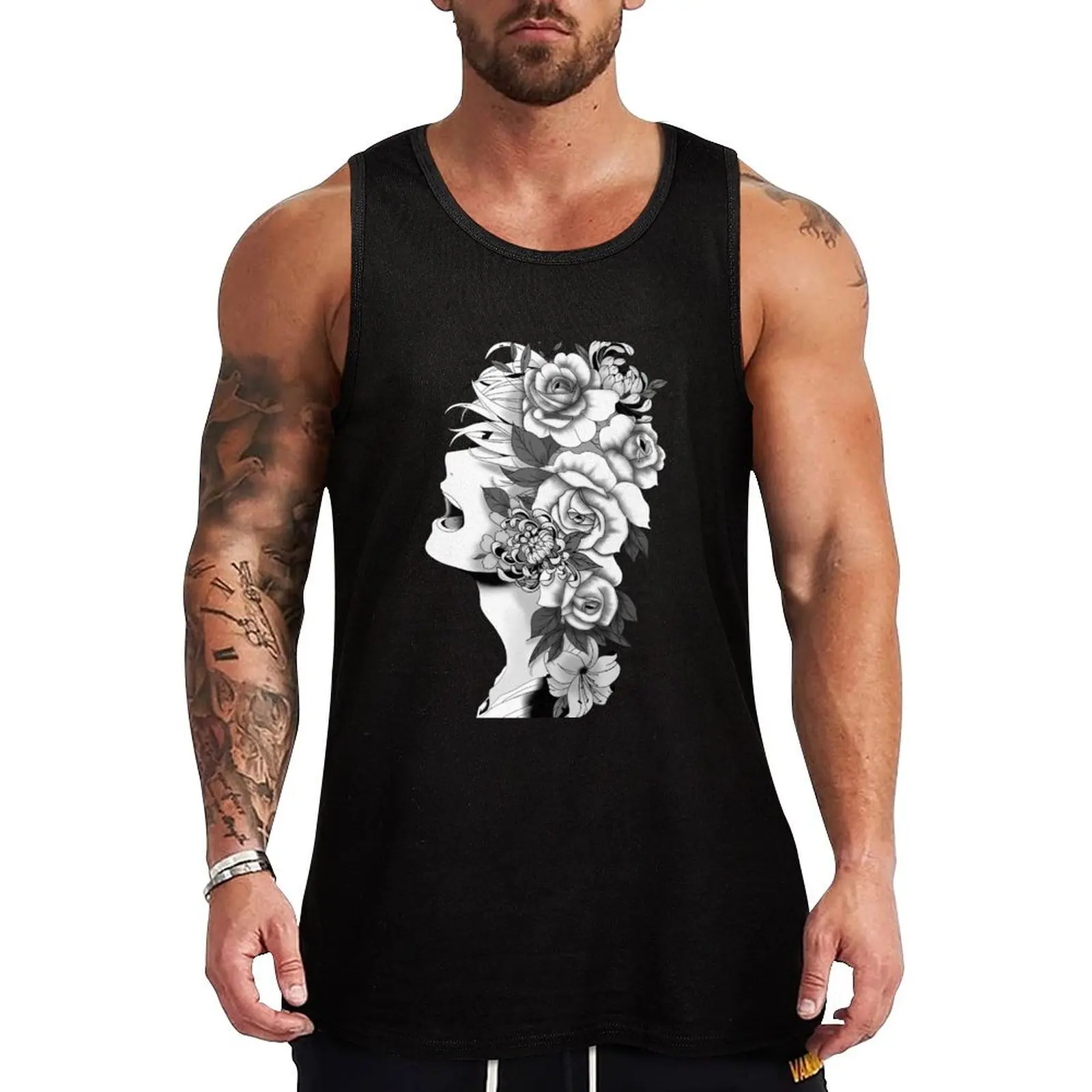 

Mafuyu's Mourning (Light Version) Tank Top Casual Graphic Tank Top Print Design Sleeveless Top