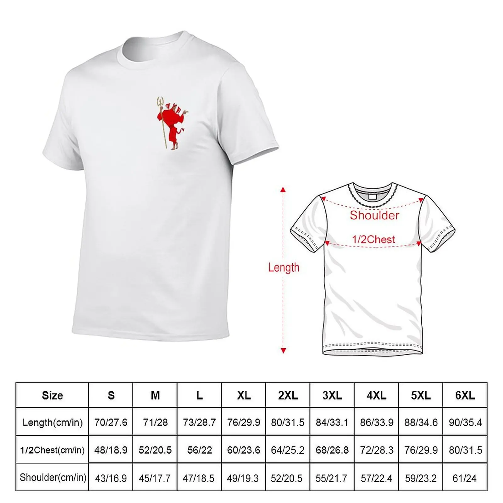 Kronk Emperors New Groove Devil T-Shirt funny meme t-shirts Luxury man Men's clothing