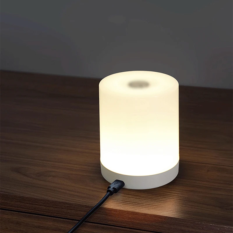 Dimmable Bedside Night Lights Charging Desktop Night Lamps Bedroom Bedside Lighting Decoration Touch Reading Led Table Lamps