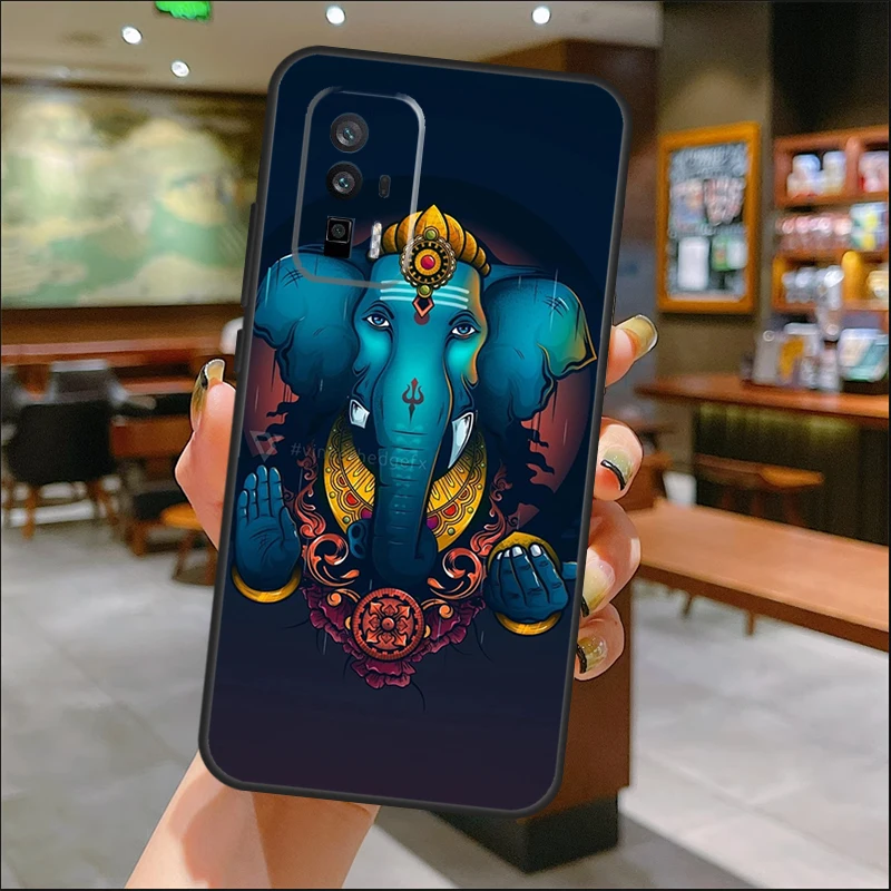 Ganesh Elephant God Case For POCO F5 Pro X5 X3 M5s C40 F3 F4 X4 GT Cover For Xiaomi 13 12 Lite 11T 12T Pro 12X