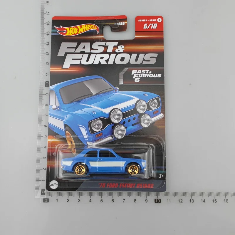 Hot Wheels Fast and Furious Cars NISSAN SILVIA S15/MITSUBISHI ECLIPSE/TOYOTA SUPRA/FORD ESCORT  1/64 Die-cast Model HNR88