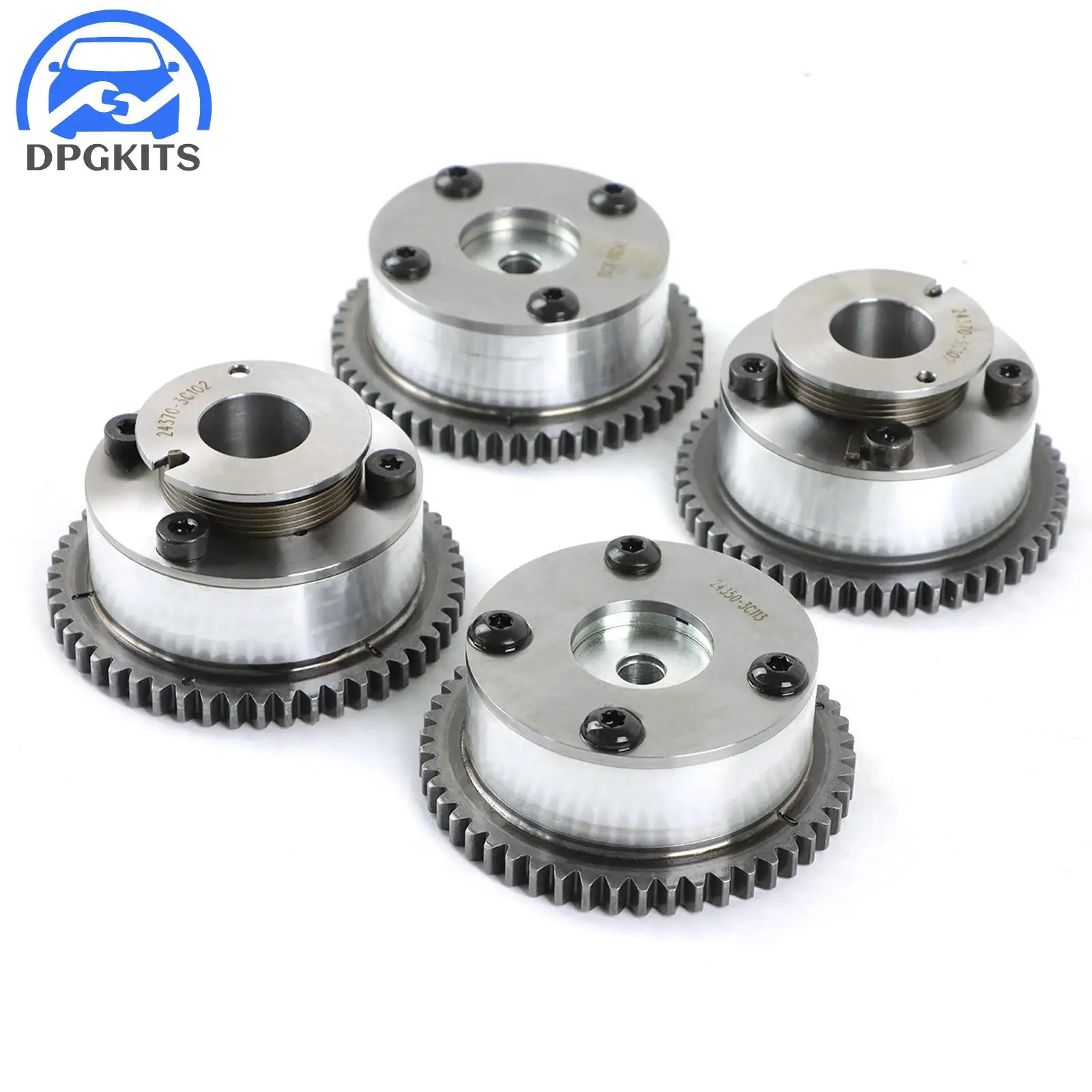 4pcs 24350-3C113 24370-3C102 Camshaft Adjuster Gear For Hyundai Santa Kia Sedona Sorento 3.5L V6 3.5L With 1 Year Warranty