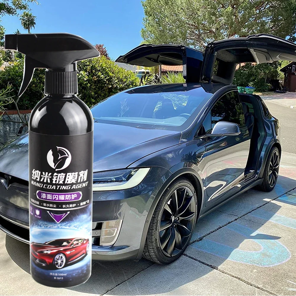 

500ML Ceramics Car Coating Nano Liquid Glass Plated Crystal Hydrophobic Waterproof Polishing Paint Hardness Liquid Glass Coating