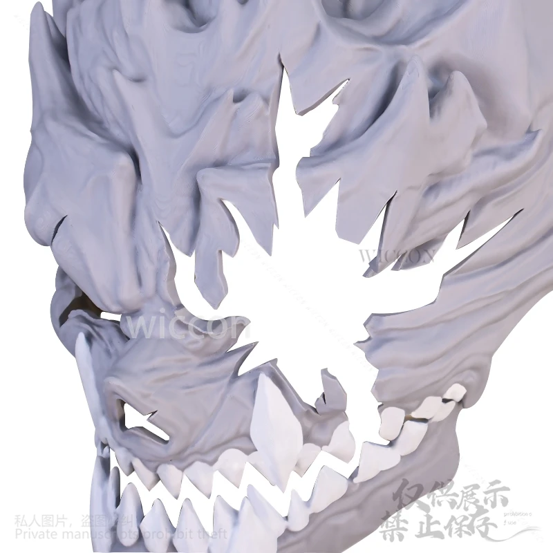 أنيمي Kaiju تأثيري كافكا ثلاثية الأبعاد مطبوعة Hibino قناع زي الجمجمة الوحش Prpos اكسسوارات هالوين عيد الميلاد عيد ميلاد مخصص