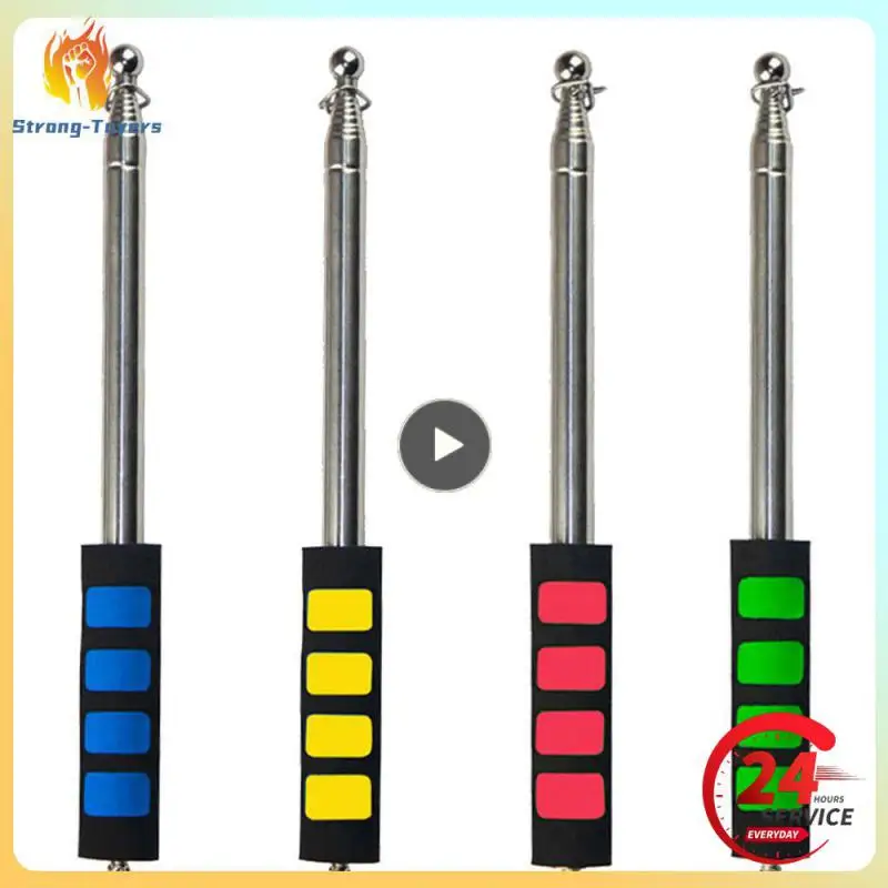 Multifunction Telescopic Self Defense Hammer Empty Drum Hammer Room Test Rod Inspection Hand Tools Metel Test