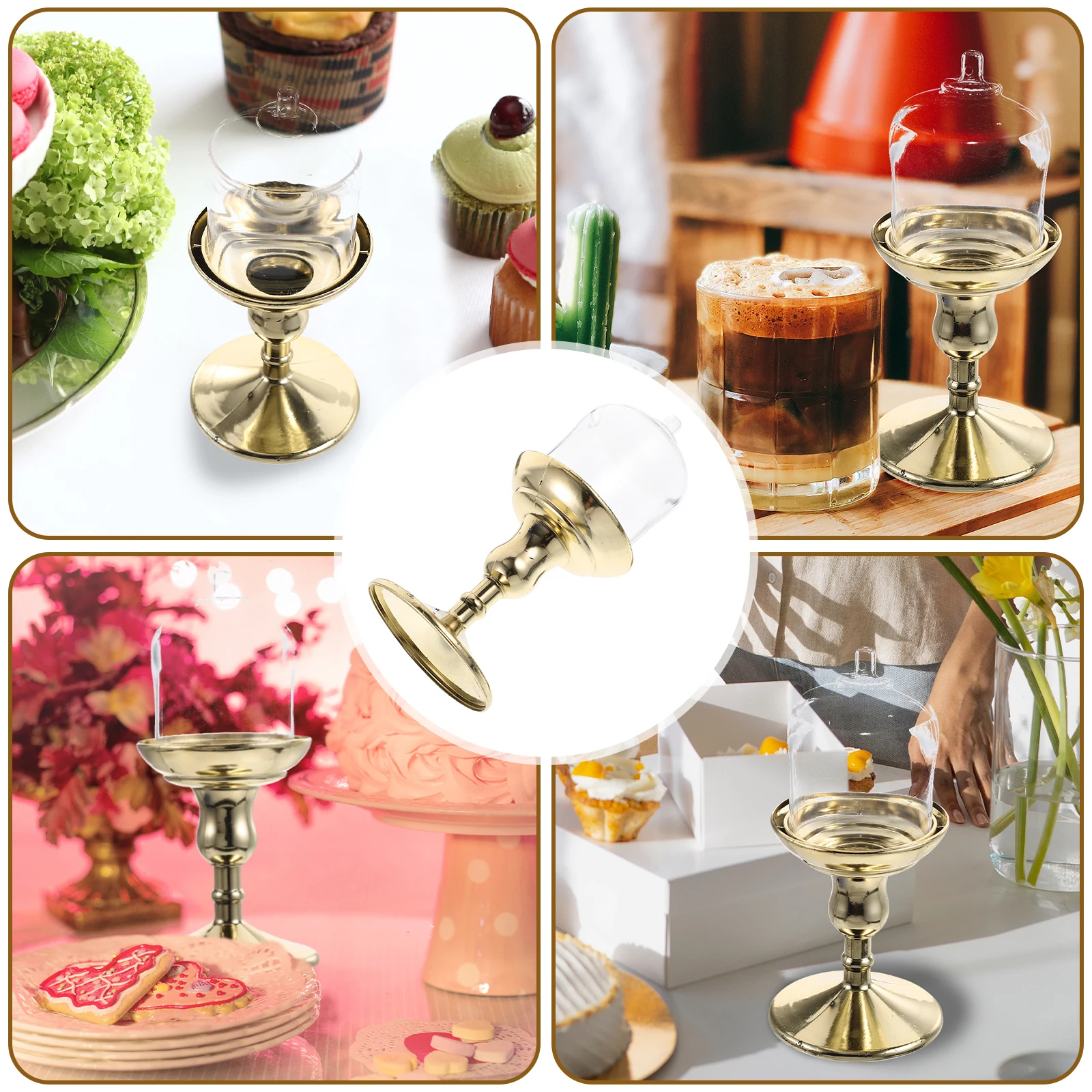 

10 Pcs Dessert Display Box White Candy Chocolate Container Containers Favor Boxes Holder with Lid Wedding