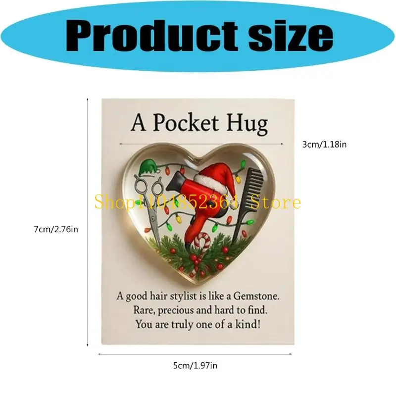 652F Benutzerfreundliche, recycelbare Herz-Geschenkkarte aus Acryl. Nachhaltige Option für nachhaltige Verbraucher, für – Detail 6