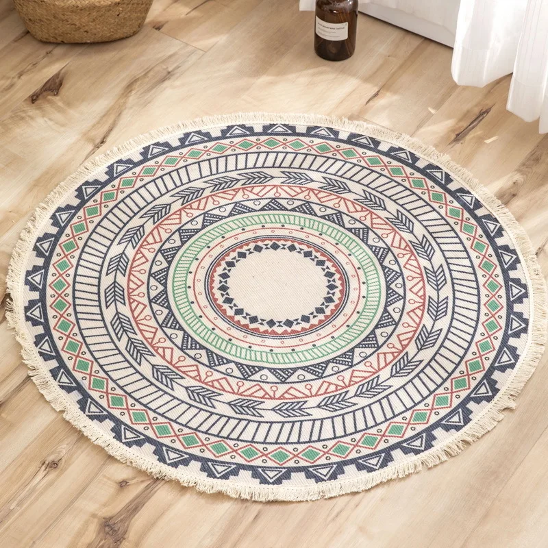 

Round Rug – Stylish Bedside Mat for Modern & Eclectic Spaces