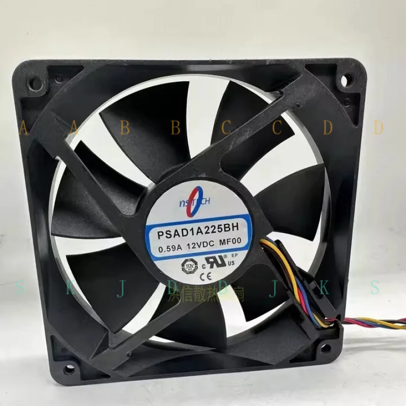 

M 1 pcs PSAD1A225BH MF00 DC12V 0.59A 120 * 25MM cooling fan