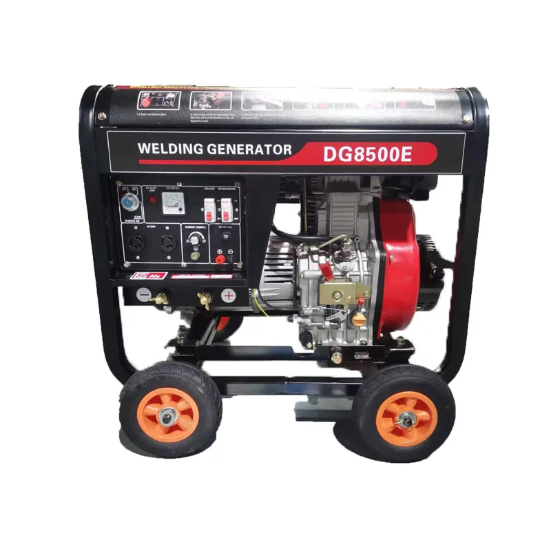 

Air-Cooled Engine Power 3kw Generator Set With 8 Inch Wheels