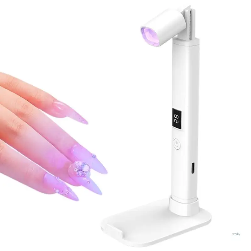 Foldable Nail Light with 2 Timers for Fast Drying Convenient and Portable UV Nail Lamp Great for Nail Enthusiasts