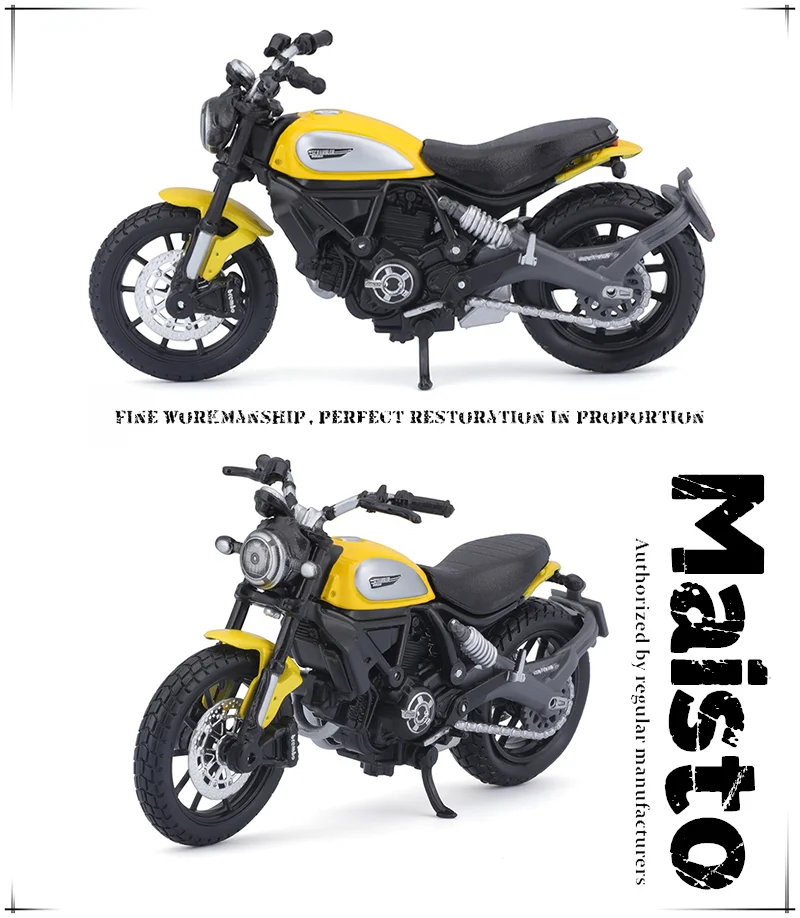 Maisto Ducati Super Naked V4 S Maßstab 1:18, Legierungs-Motorrad-Druckgussmodell, Sammlerstück, Geschenkspielzeug – Detail 9
