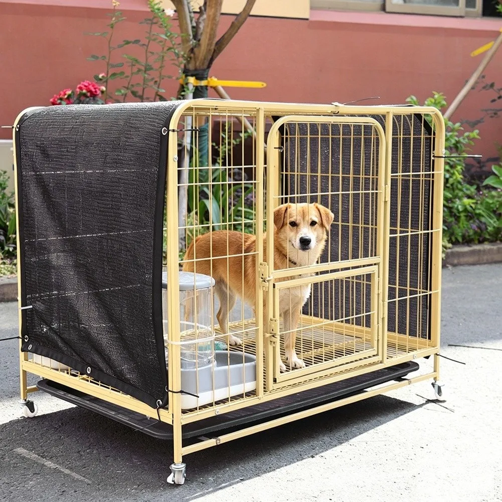 Summer Cat And Dog Cage Cover Shading Hood Sunscreen Cloth For Blocking Sunlight Sun Protection For Chicken Cage