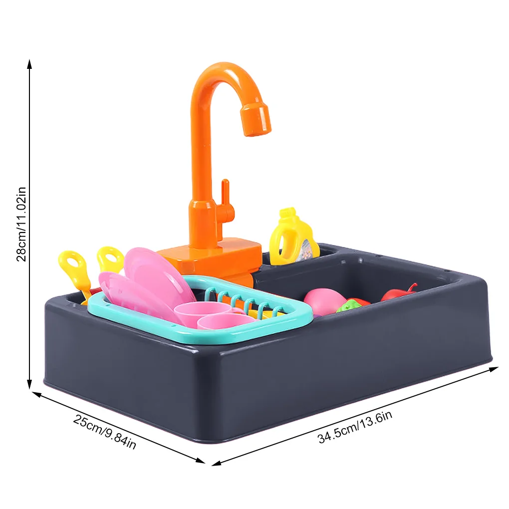 Gootsteenspeelgoed Elektrisch educatief peuters Fantasiespel Verantwoordelijkheidsspeelgoed