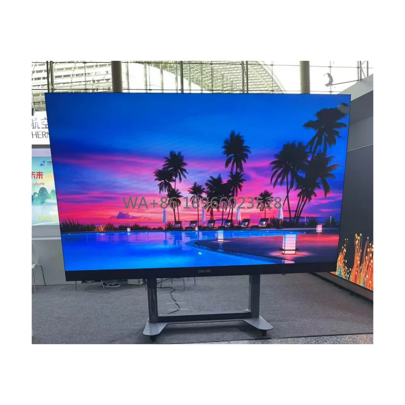 Mds todo en uno, 135 pulgadas, plegable, elevación automática, Control remoto de vídeo, conferencia, TV LED, sala de reuniones, pantalla LED educativa