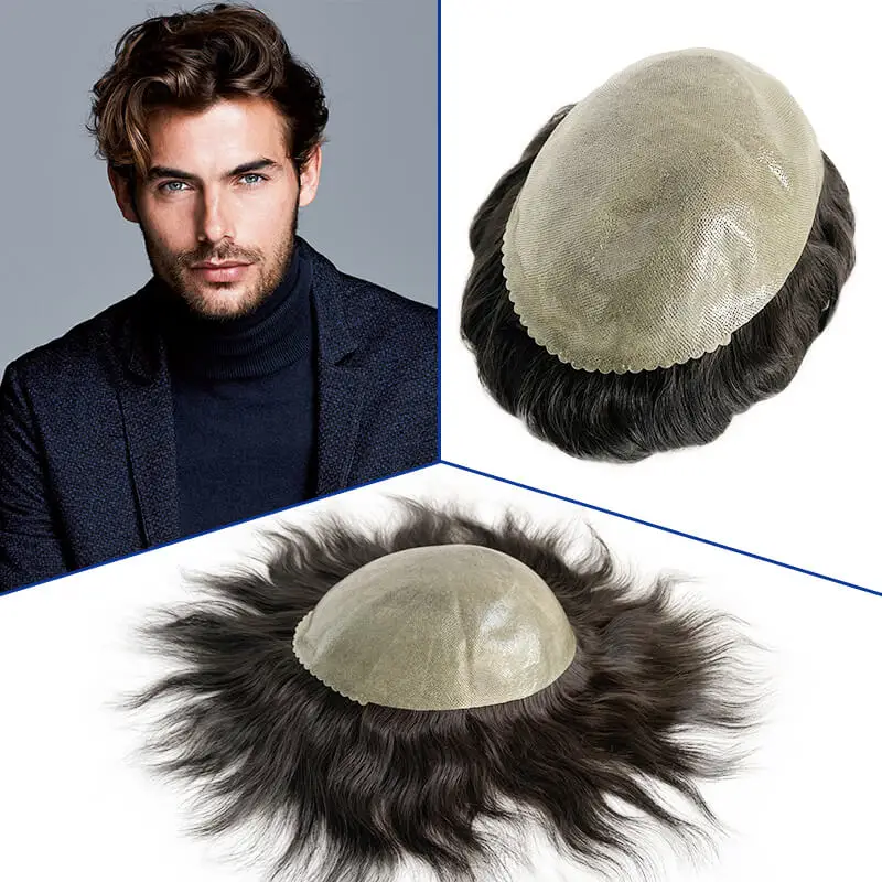 Clearance Sale Defective Knotted Male Hair Prosthesis 6