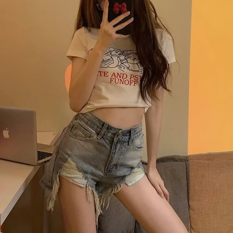 

Тонкие джинсовые лыжи с высокой талией в стиле ретро, женские утягивающие синие джинсы небольшого размера, летние брюки с высокой талией