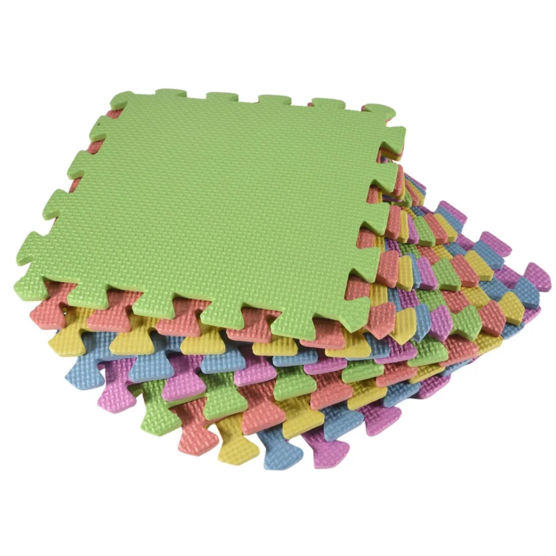 แผ่นรองคลานแบบจิ๊กซอว์ 60 ชิ้น ขนาด 30x30 ซม. ทำจากโฟม EVA นุ่ม สำหรับเด็ก เล่นได้ทั้งบนพื้นและเสื่อทาทามิ