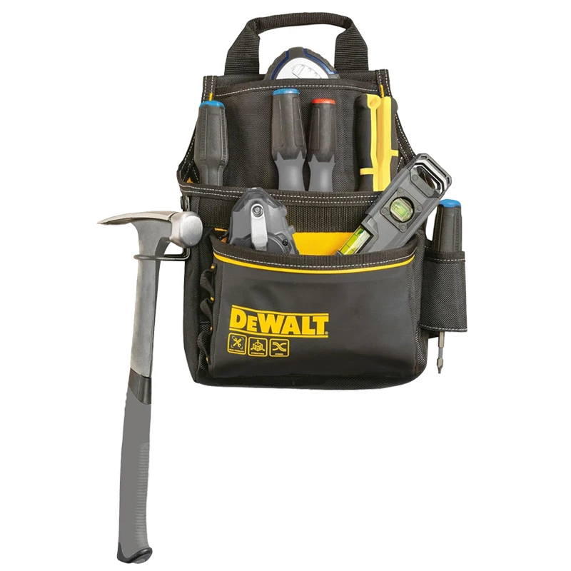 DEWALT DWST540101  Single Pouch Toolbelt Dirt-repellant Tarpaulin   Durable Materials Comfortable Storage Tool Waist Bag