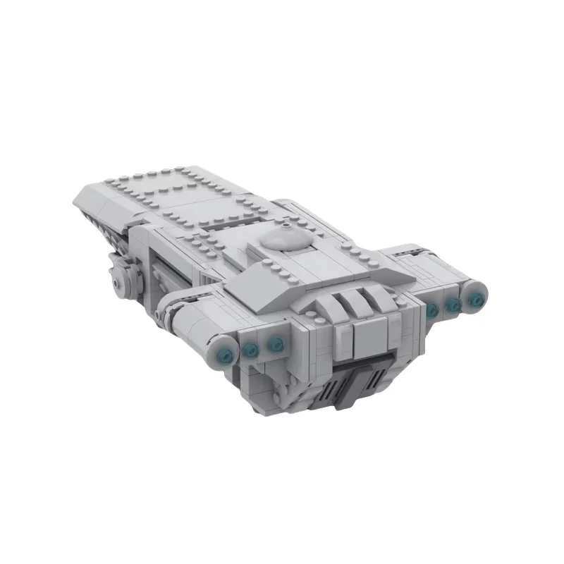 نموذج طائرة نقل الحرب الفضائية MOC - مكعبات لعبة تجميع الأجزاء الصغيرة - 412 قطعة - مناسبة لجميع المتحمسين للتجميع