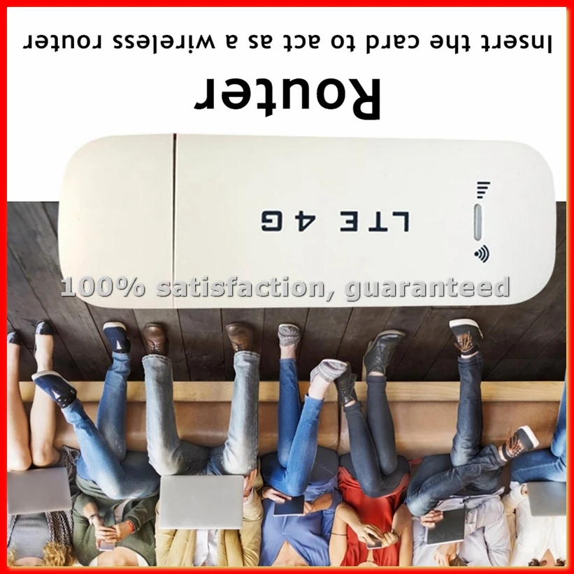 4G LTE USB Wifi Router 150Mbps Portable Wifi 4G LTE USB Dongle Wifi Modem Network Adapter with SIM Card Slot-B-A68X