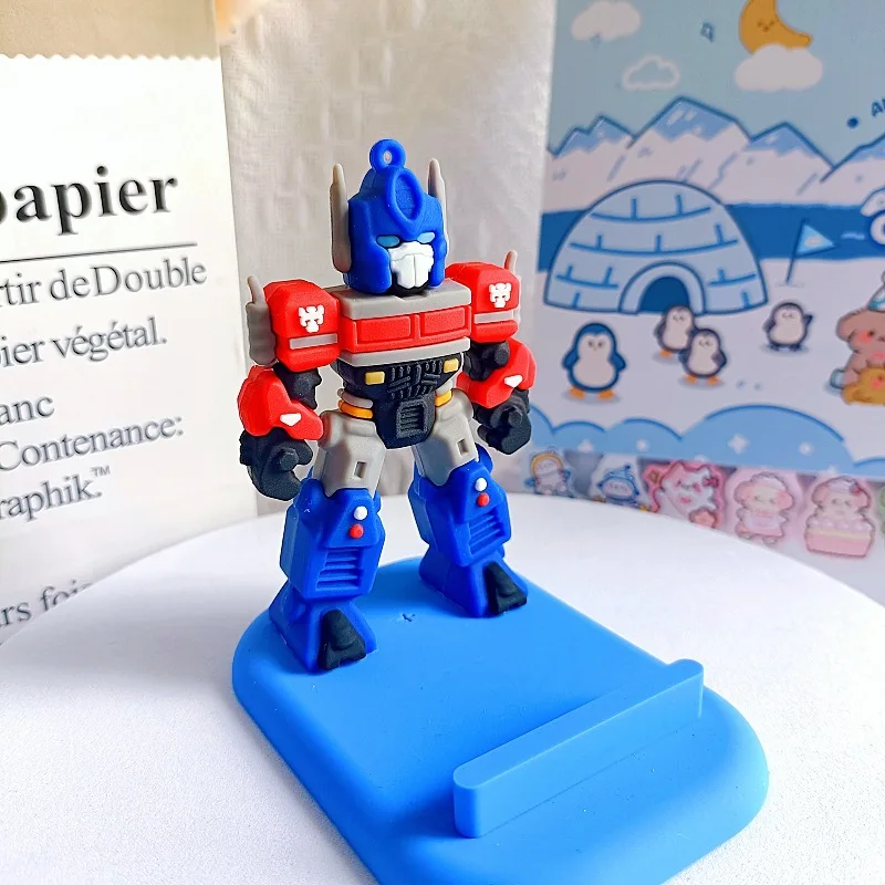 Heißer Verkauf Anime Cartoon Transformation 3D Puppe Faul Stehen Desktop Telefon Stehen Basis Kreative Dekorative Produkte Geschenke