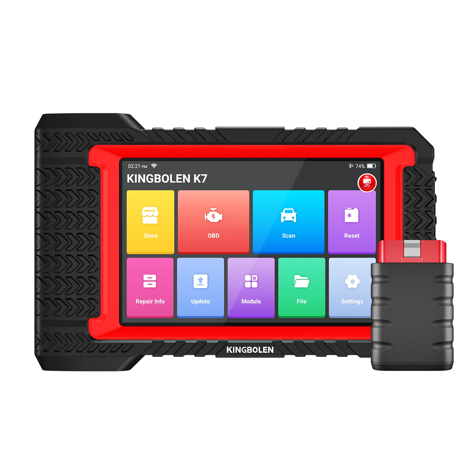 

KINGBOLEN K7 OBD2 Scanner Bidirectional Diagnostic Tool 3-Year Update 28+ Reset Service ECU Coding All System THINKSCAN MAX 2