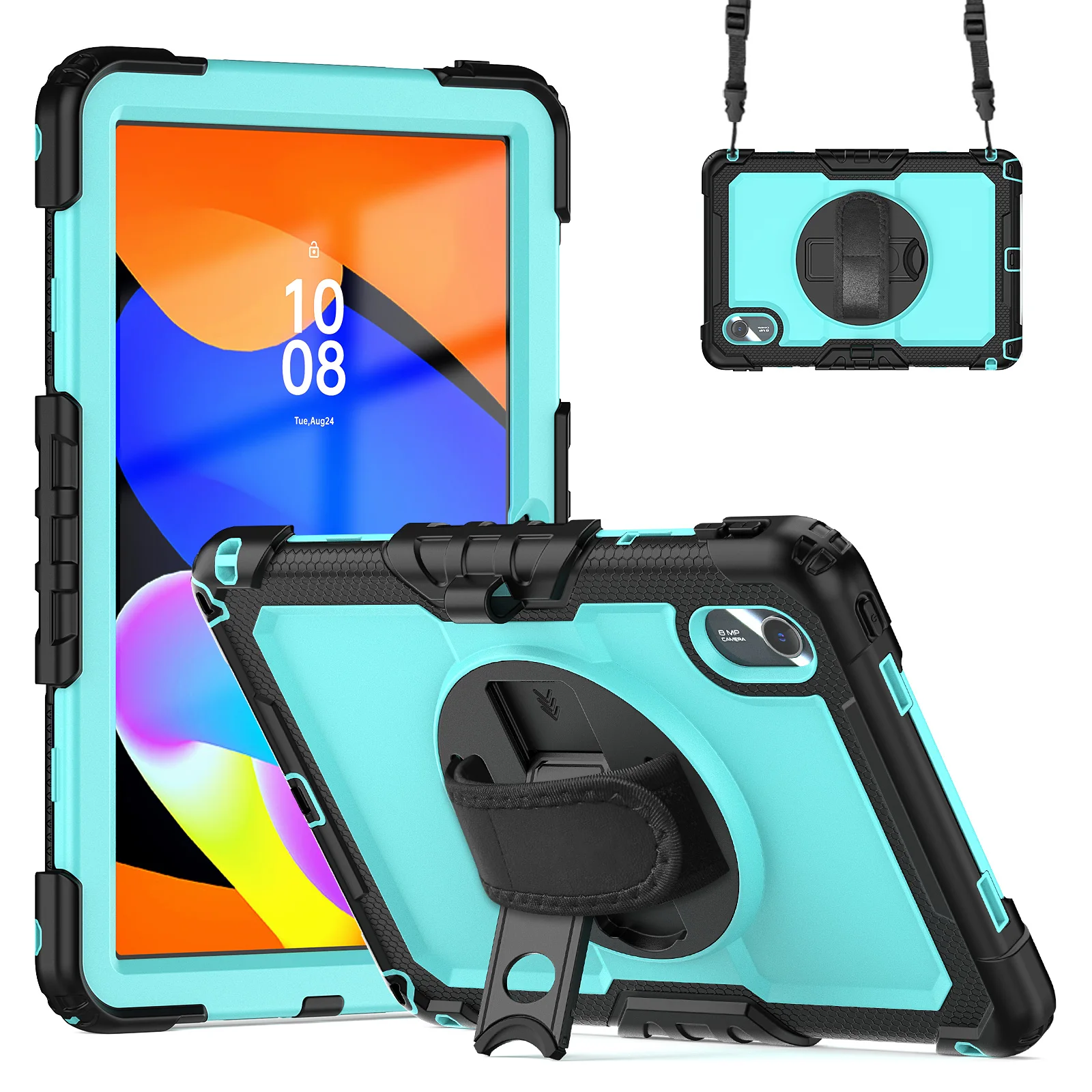 Shockproof Case For Lenovo Xiaoxin Pad 11 2025 TB336FU TB336ZU 2024 Tab  M11 K11 TB330FU Armor Kickstand Cover+Shoulder Strap